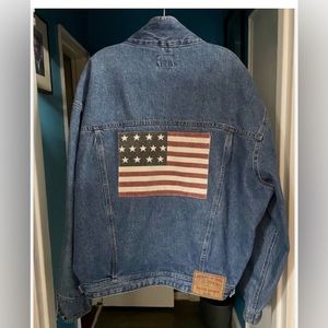 vintage Ralph Lauren trucker jacket mint condition size XL